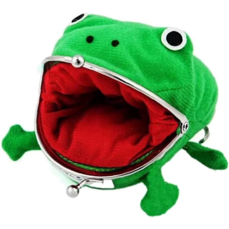 Plush Frog Coin Purse Halloween Costume Ninja Theme Party Gift Anime Ninja Wallet