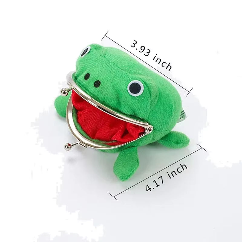 Plush Frog Coin Purse Halloween Costume Ninja Theme Party Gift Anime Ninja Wallet