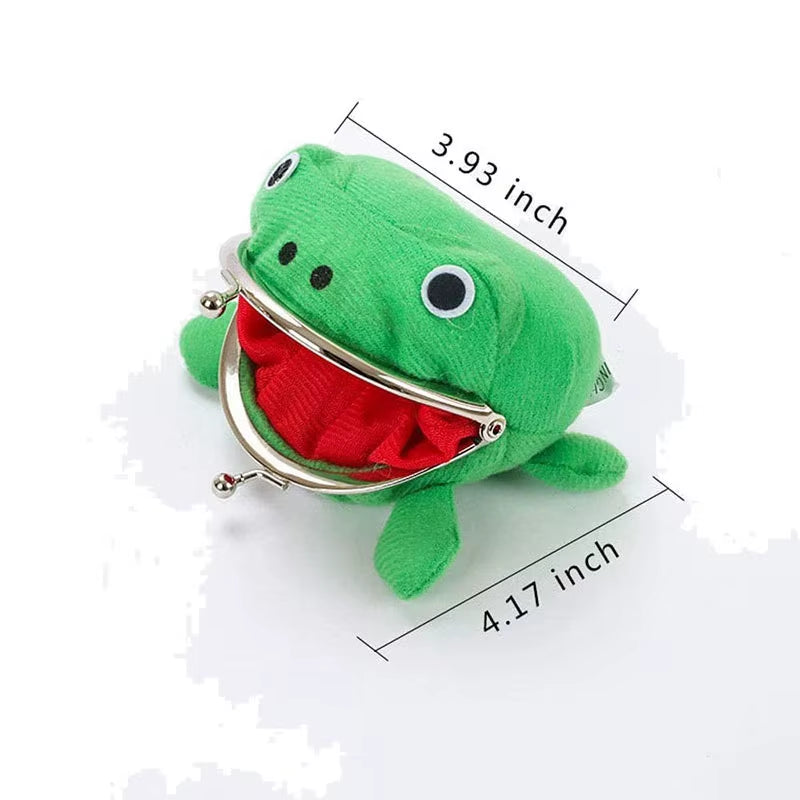 Plush Frog Coin Purse Halloween Costume Ninja Theme Party Gift Anime Ninja Wallet