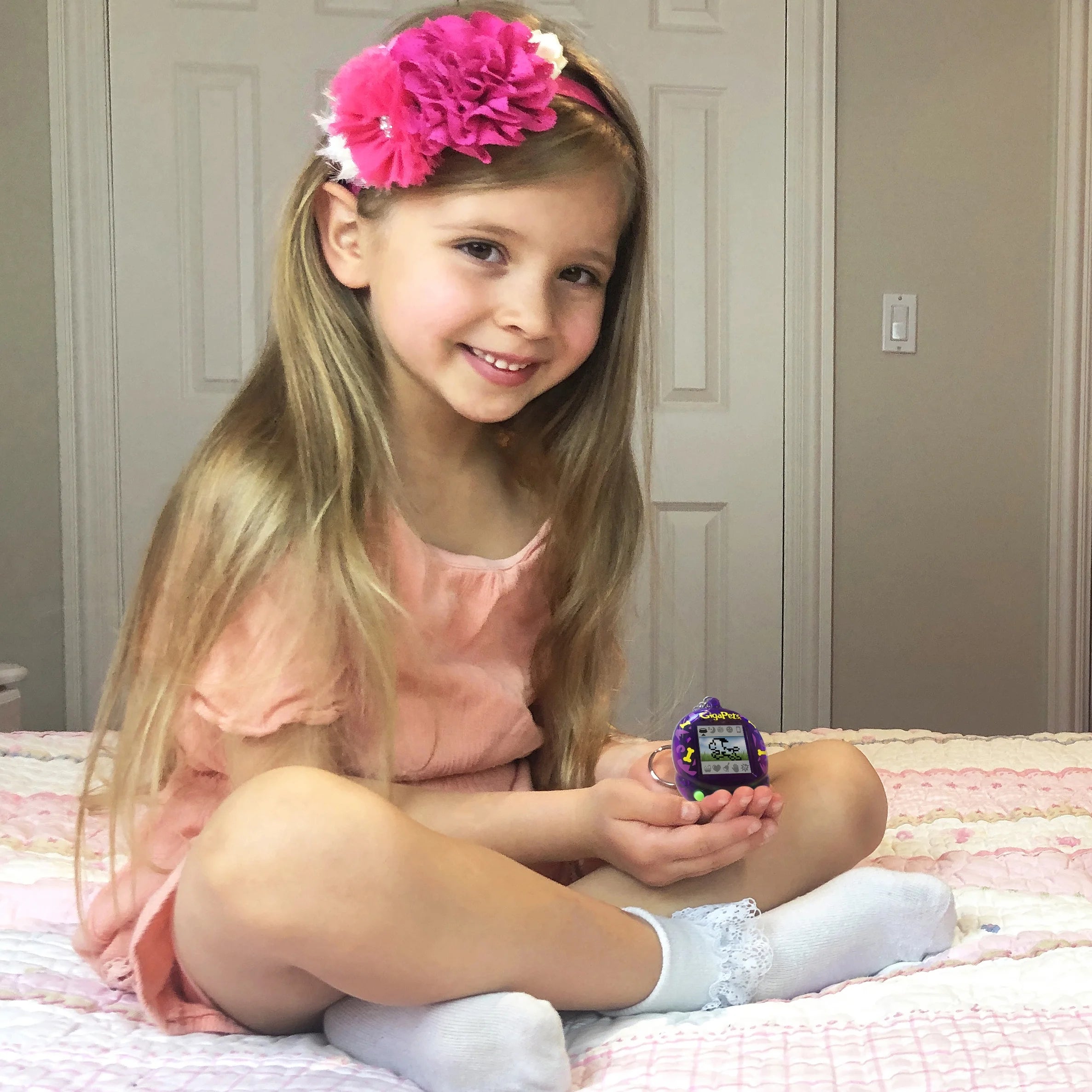 Giga Pets Puppy Virtual Pet, Purple, Product Width 2 In
