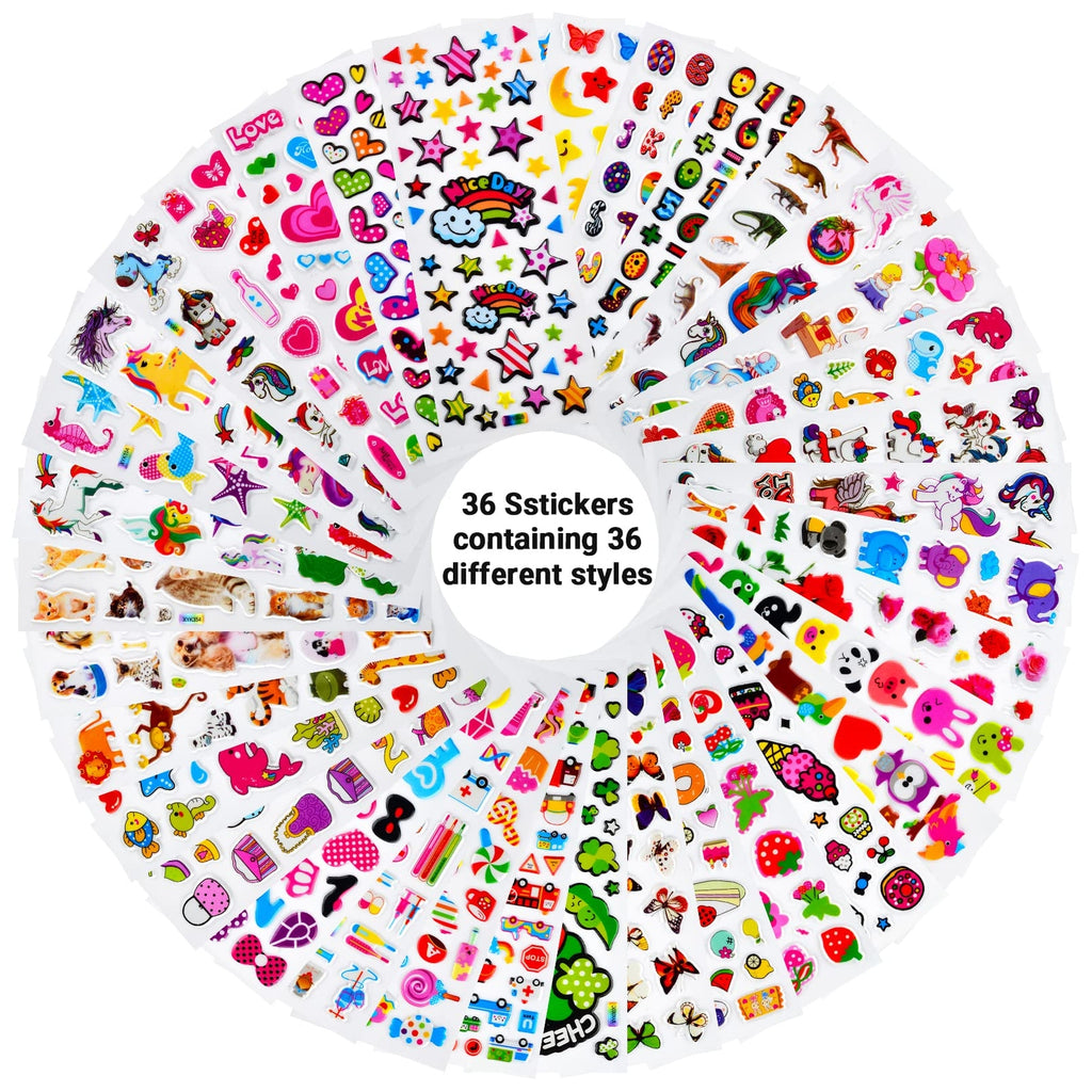 Stickers for Kids, Fun Craft Stickers for Scrapbooks