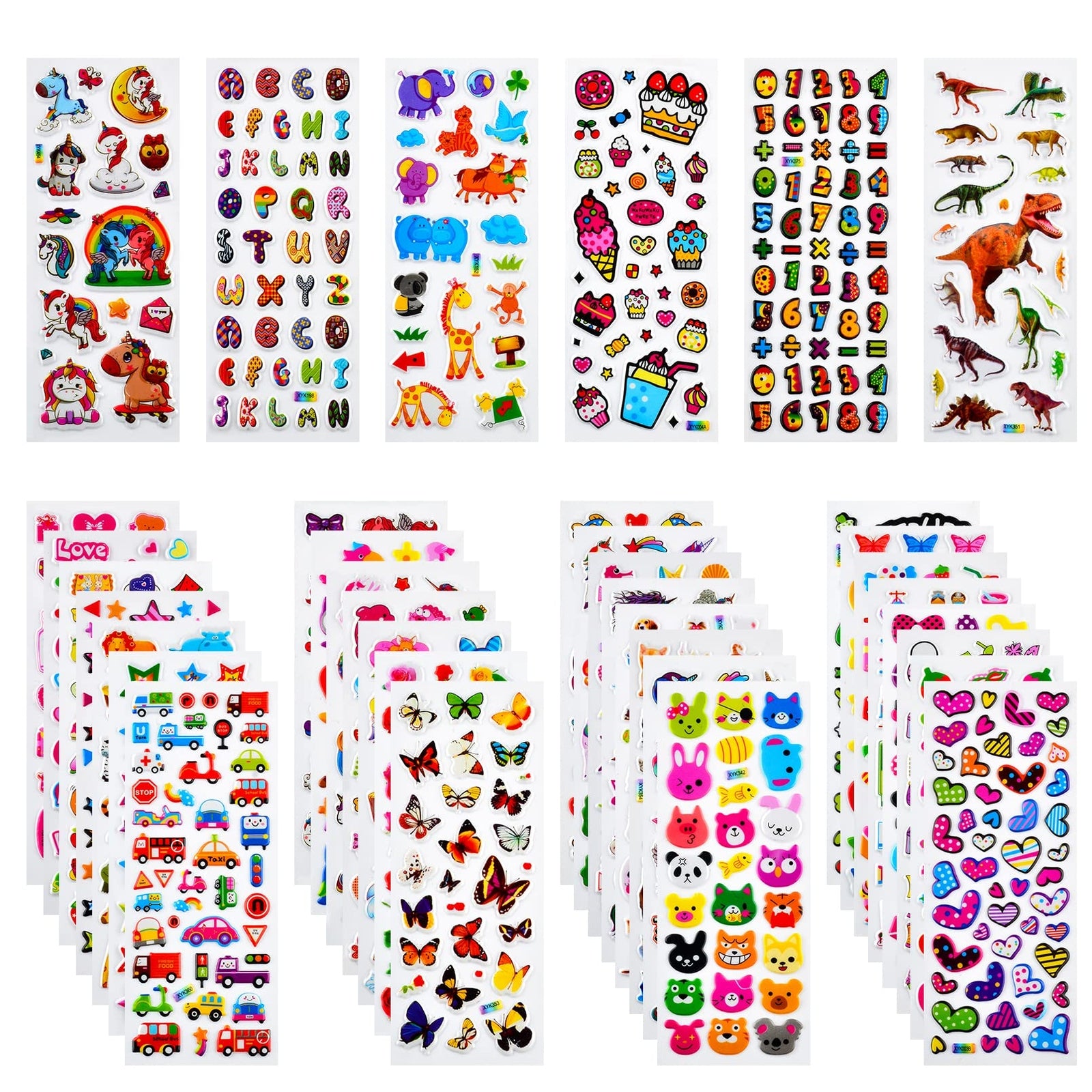 Stickers for Kids, Fun Craft Stickers for Scrapbooks