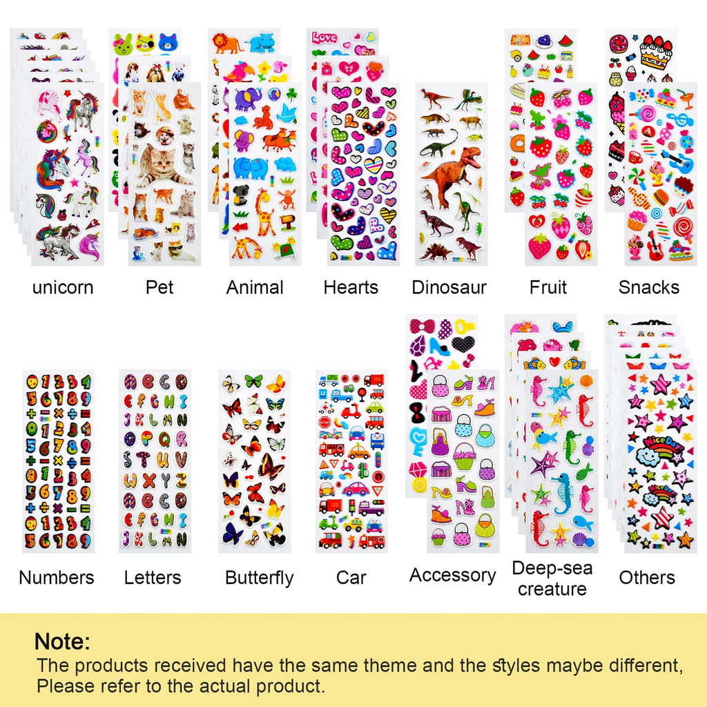 Stickers for Kids, Fun Craft Stickers for Scrapbooks