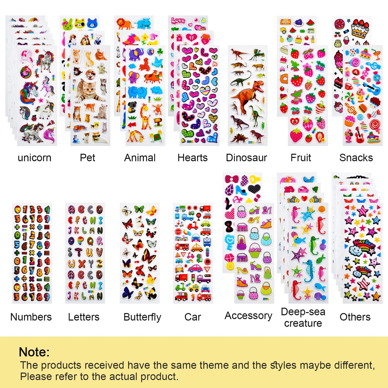 Stickers for Kids, Fun Craft Stickers for Scrapbooks